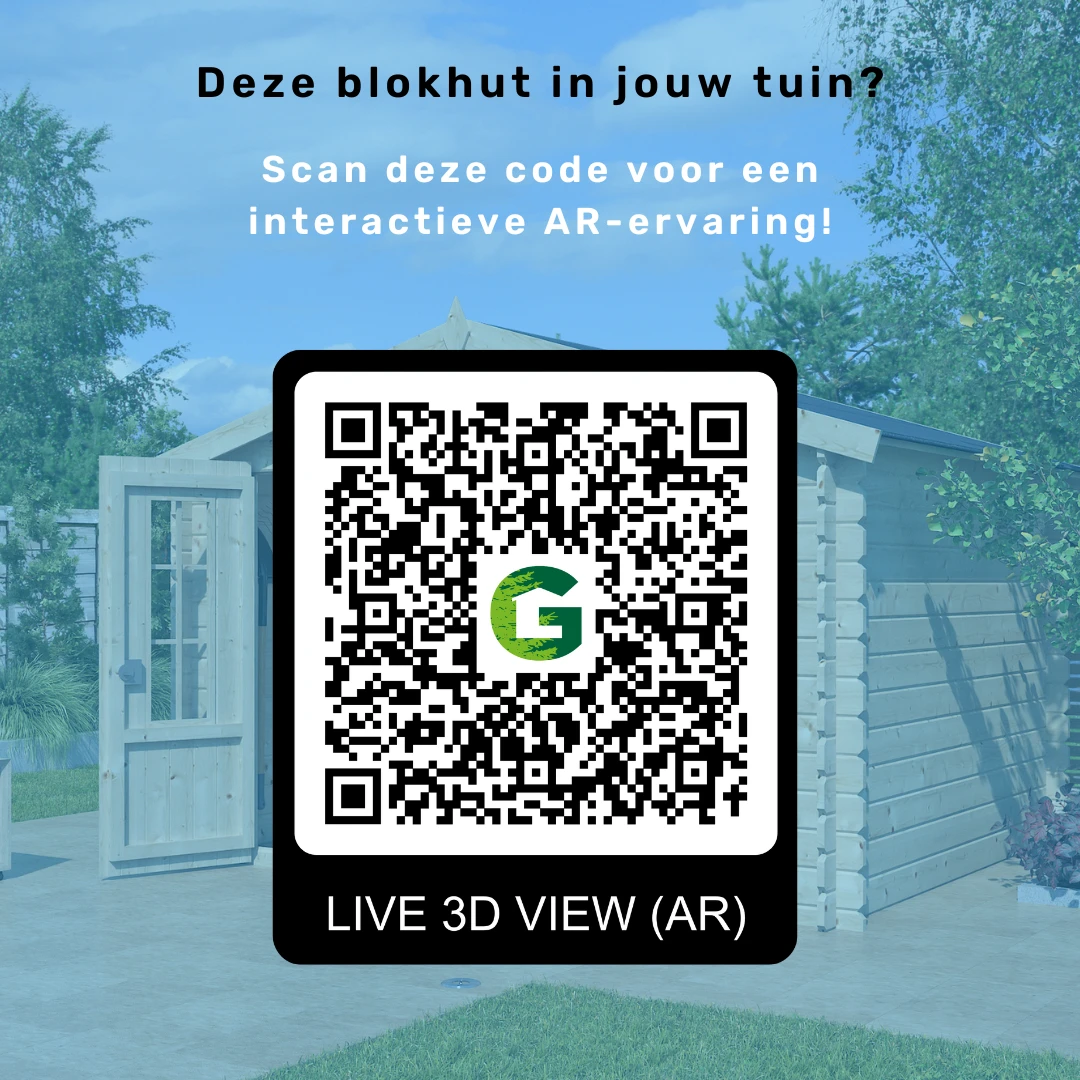 Woodlands Blokhut Luzern Groen Geïmpregneerd 265 x 205 cm - Afbeelding 8